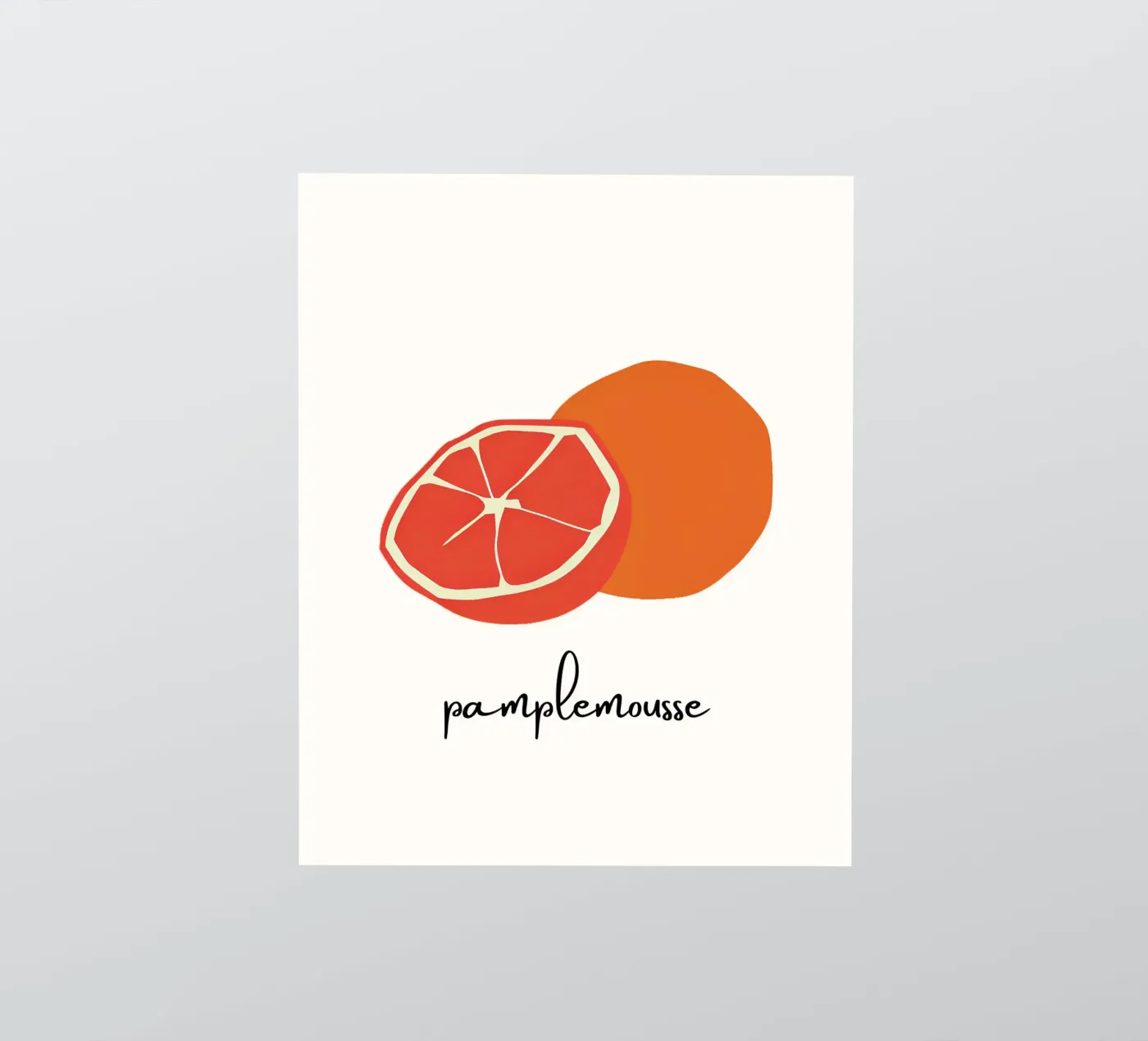 Pamplemousse sticker van designsbysophia