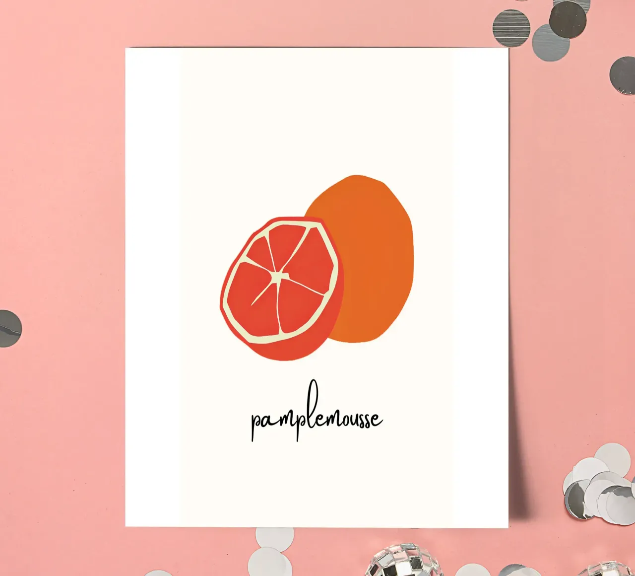 Pamplemousse sticker sheet by designsbysophia