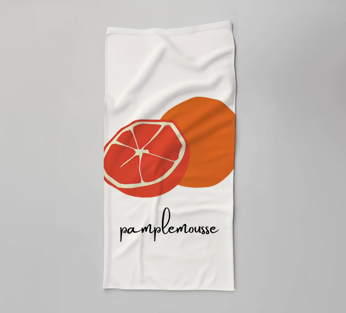 Pamplemousse badhanddoek van designsbysophia