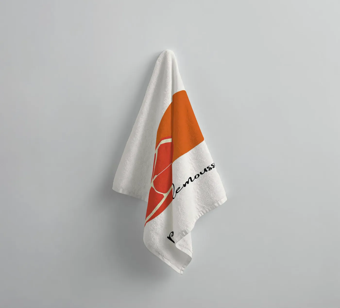 Pamplemousse badhanddoek van designsbysophia