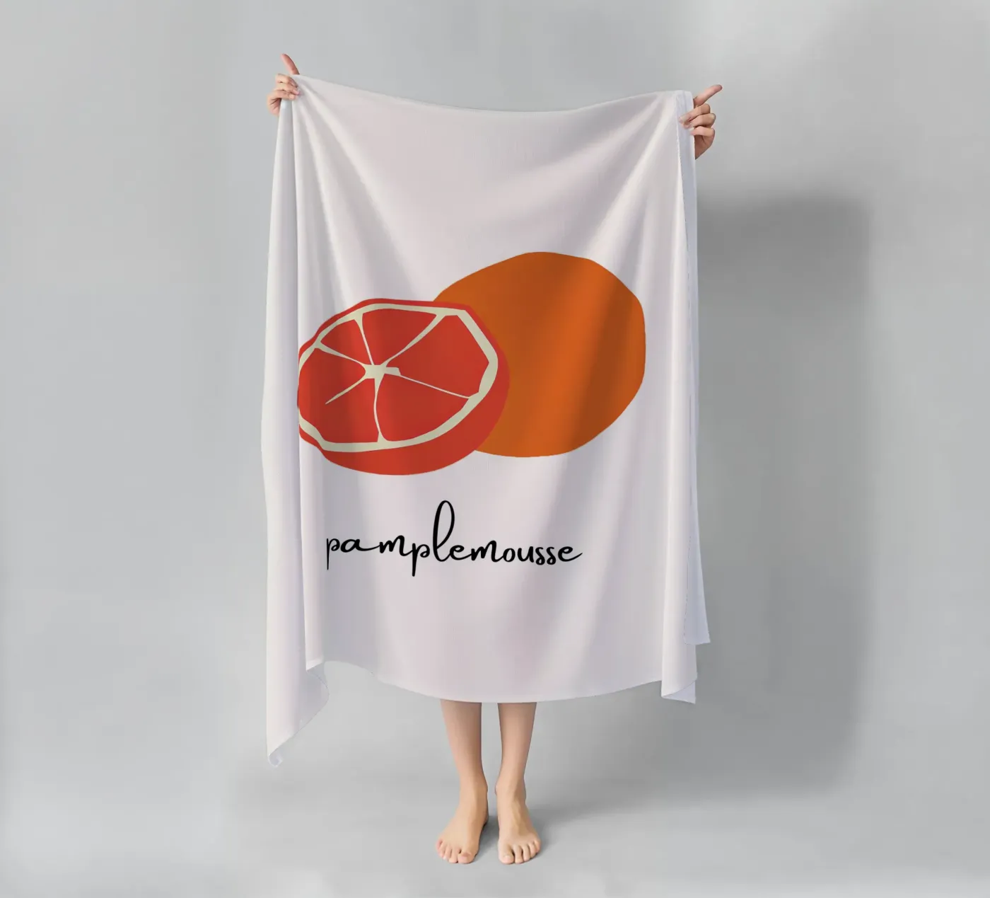 Pamplemousse Strandtuch von designsbysophia