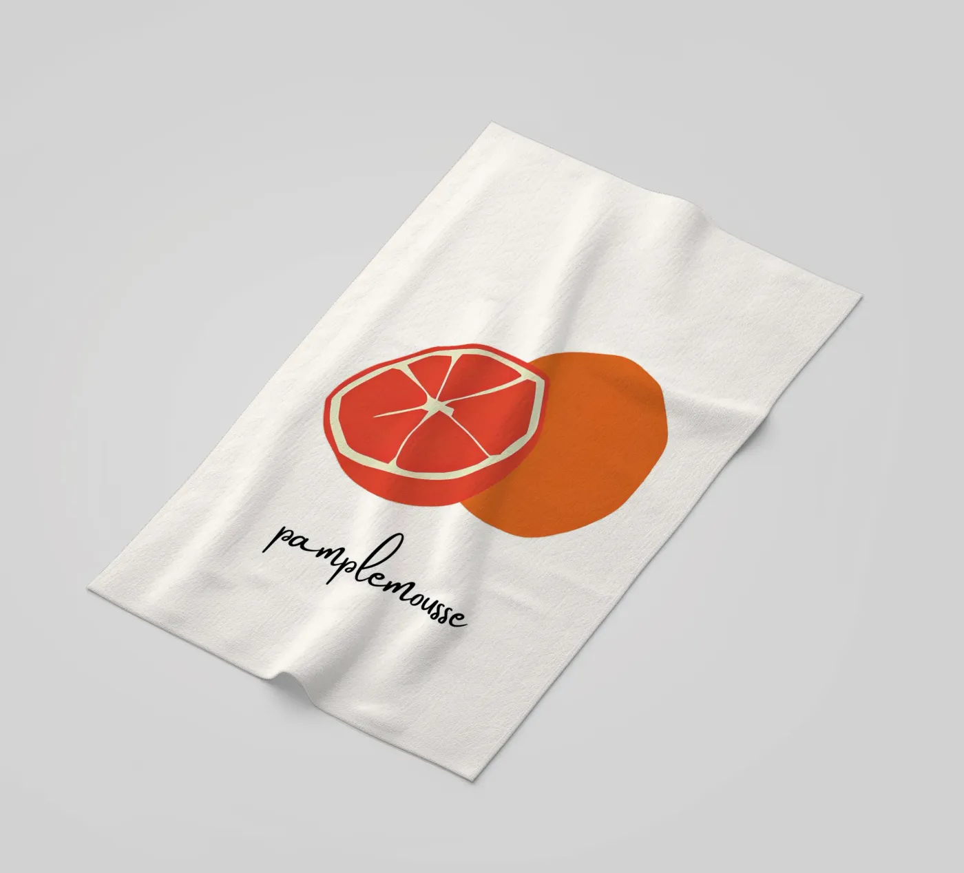 Pamplemousse beach towel by designsbysophia