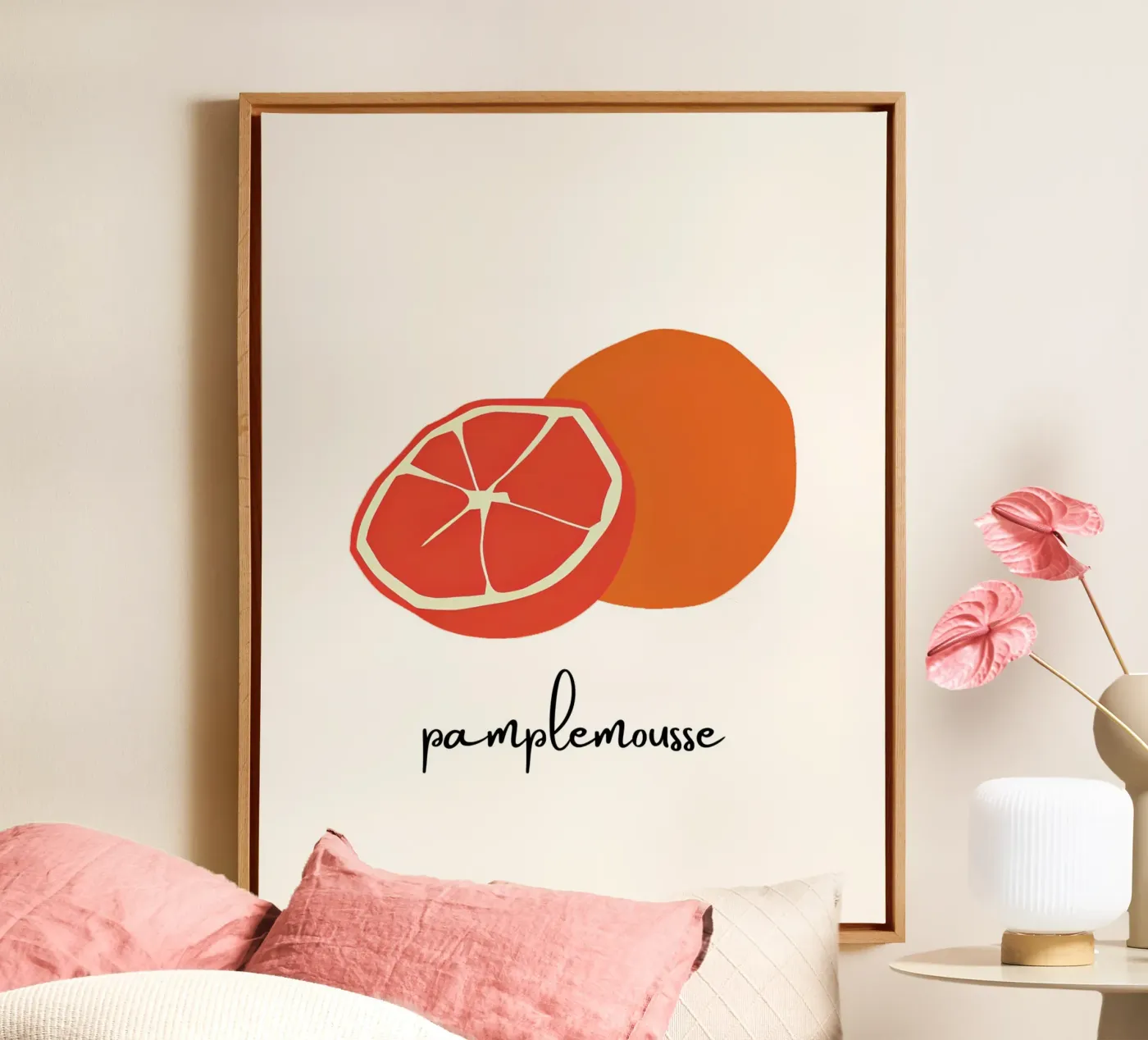 Pamplemousse canvas by designsbysophia