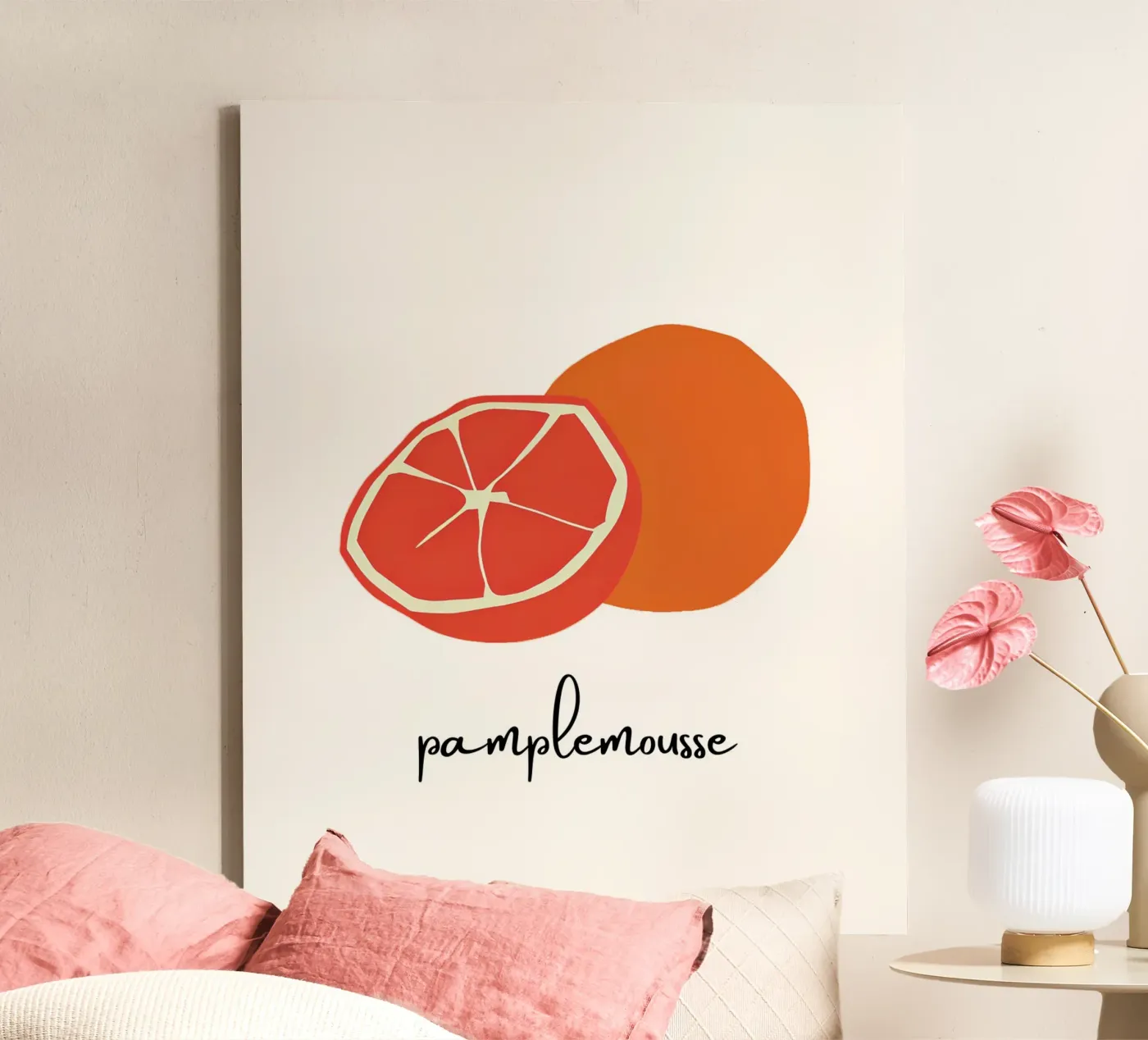 Pamplemousse canvas by designsbysophia