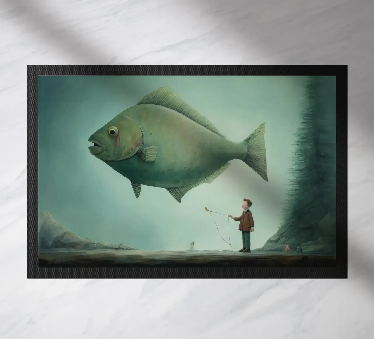 Minimum Halibut zerbino da Minimal Animal Art