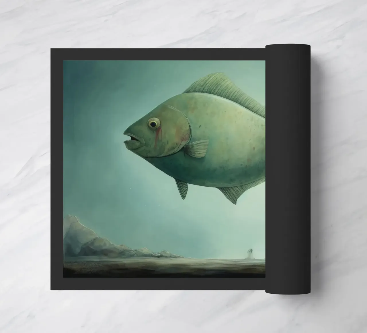 Minimum Halibut zerbino da Minimal Animal Art