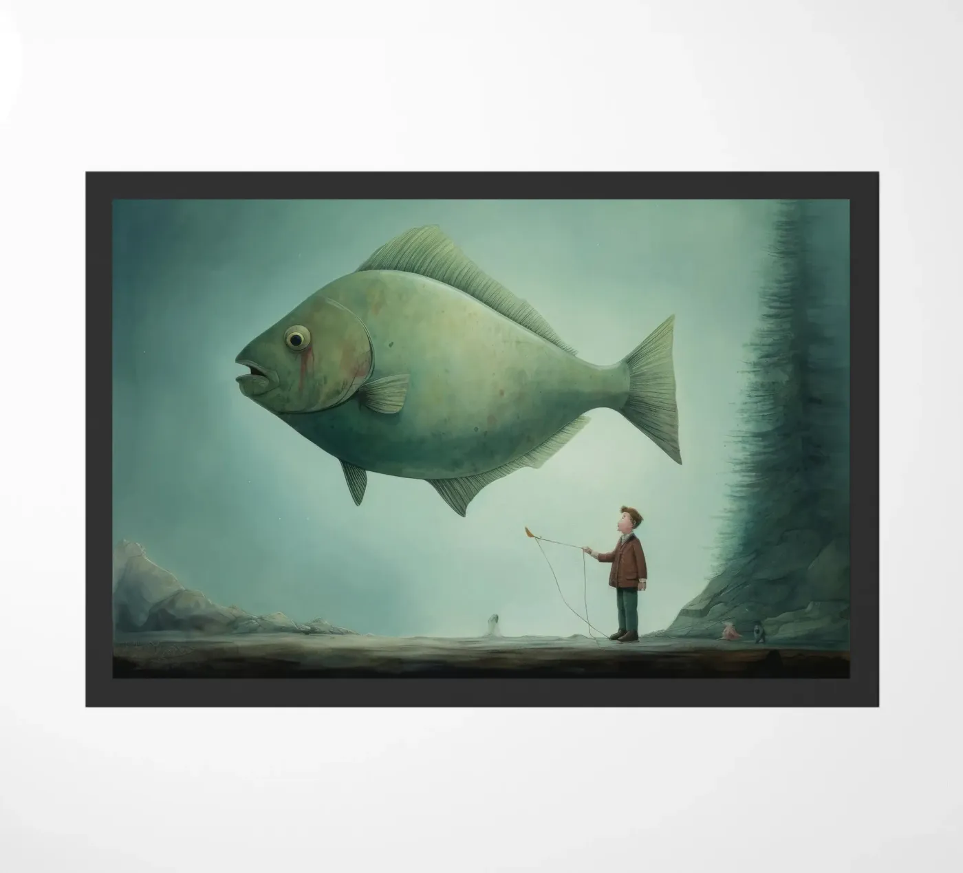 Halibut minimo zerbino da Minimal Animal Art