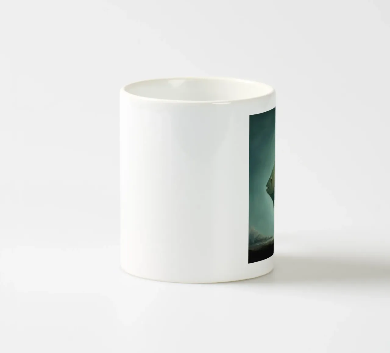 Halibut minimo 3 tazza in ceramica da Minimal Animal Art