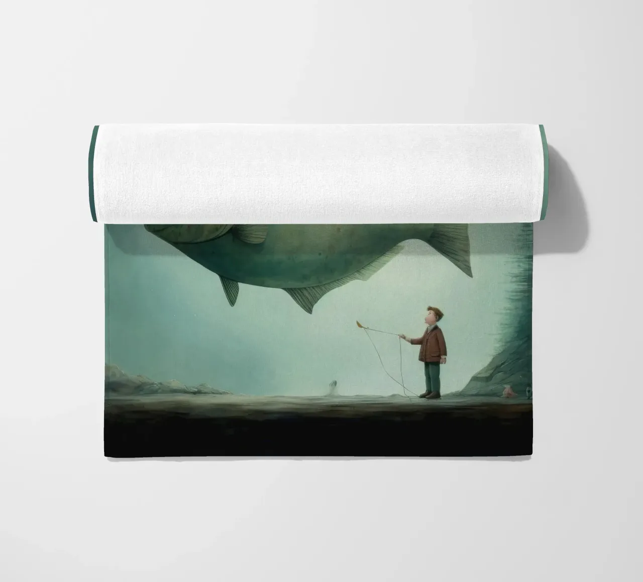 Minimum Halibut telo mare da Minimal Animal Art