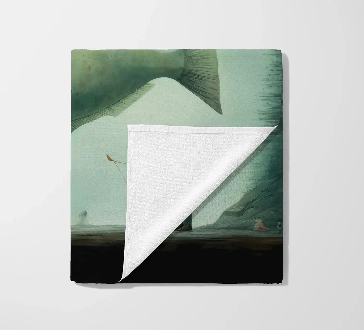 Halibut minimo telo mare da Minimal Animal Art