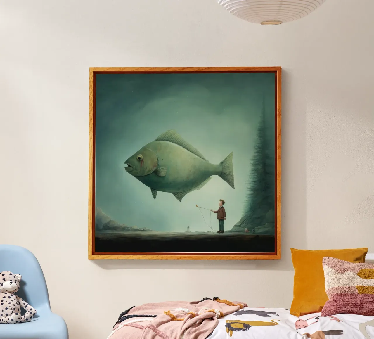 Halibut minimo 3 plexiglass da Minimal Animal Art