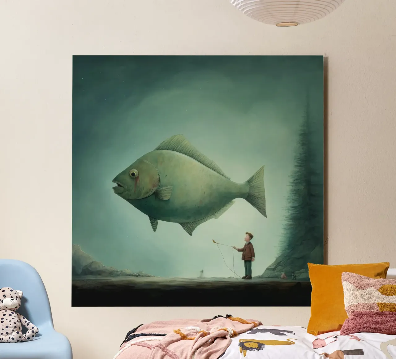 Minimum Halibut forex plate by Minimal Animal Art