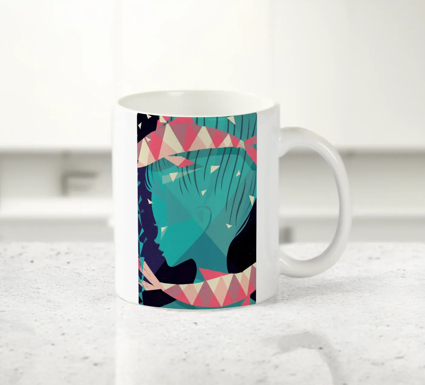Pisces ceramic mug by Pietari Posti