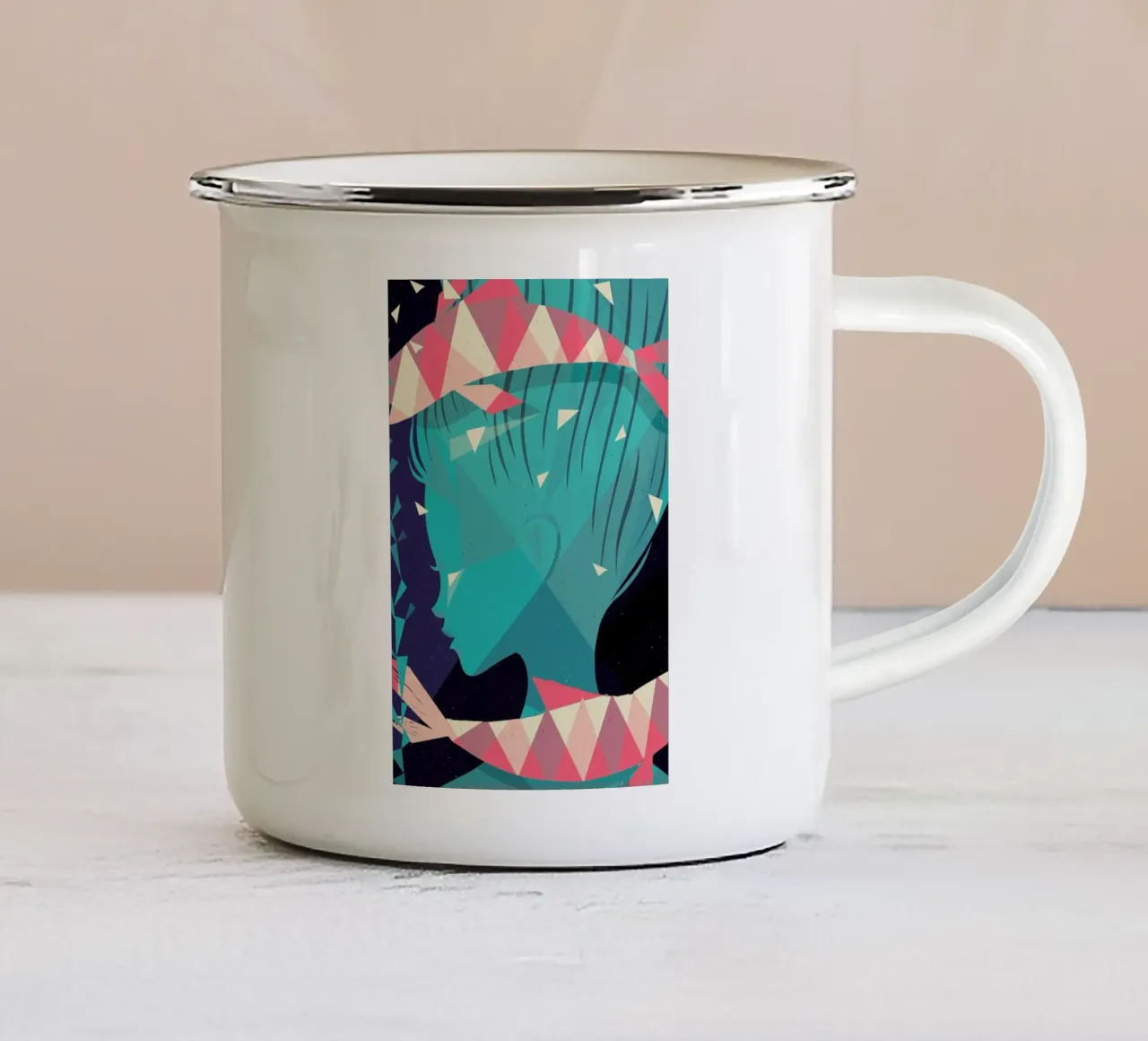 Pisces tazza in smalto da Pietari Posti