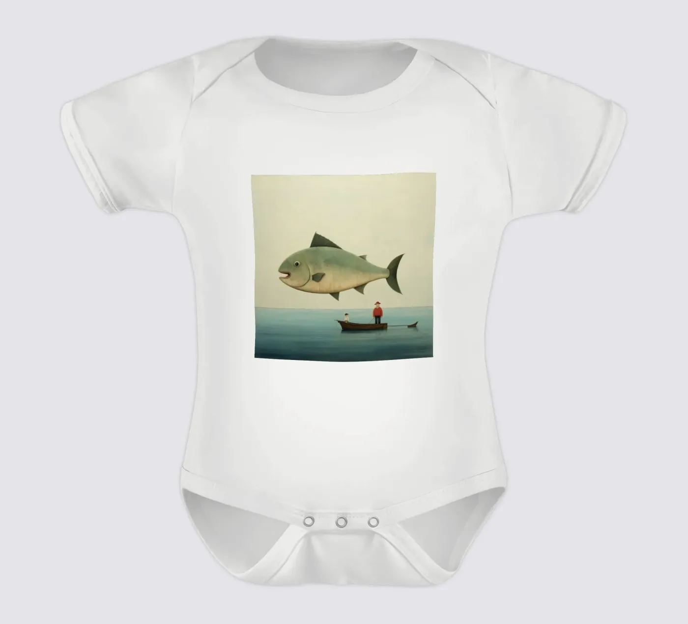 Minimum Halibut body bébé de Minimal Animal Art