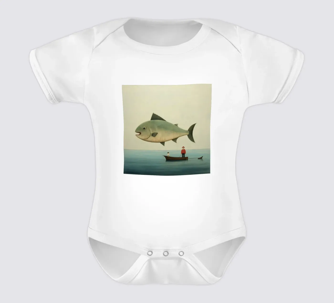 Minimum Halibut body bébé de Minimal Animal Art