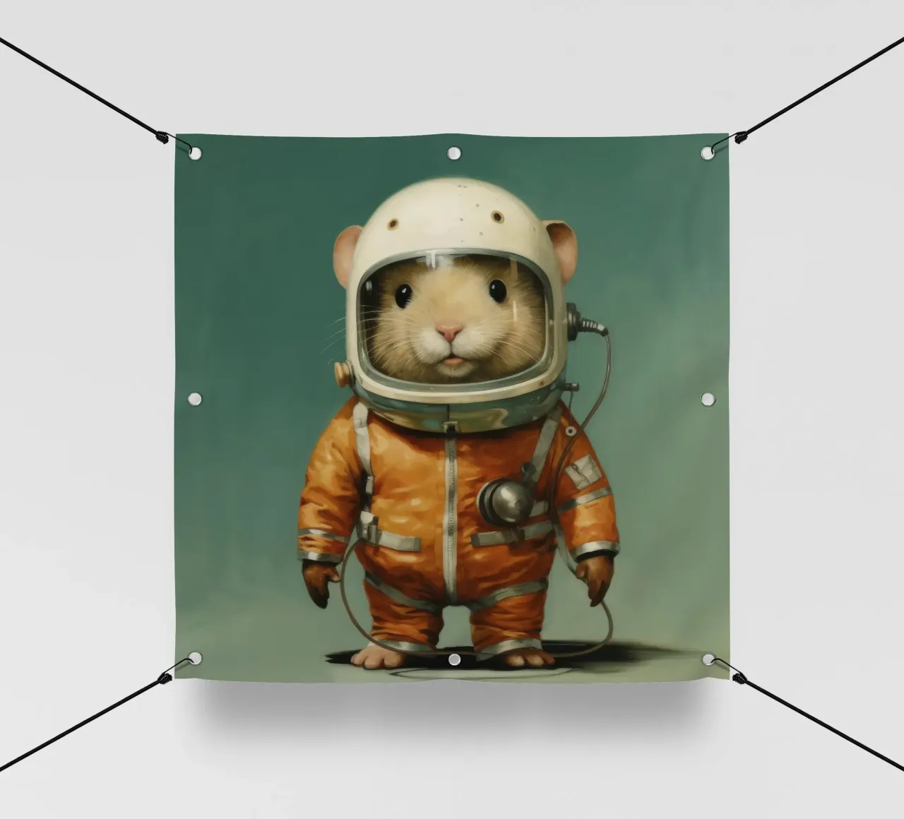 Criceto minimo 2 telo in pvc da Minimal Animal Art