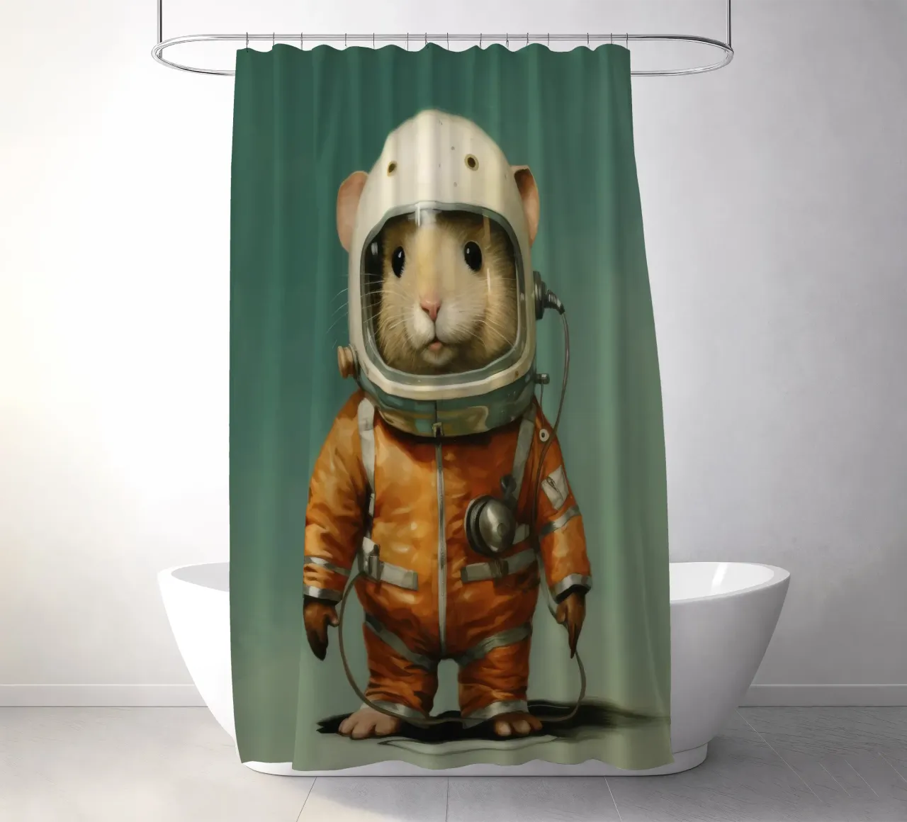Criceto minimo 2 tenda da doccia da Minimal Animal Art