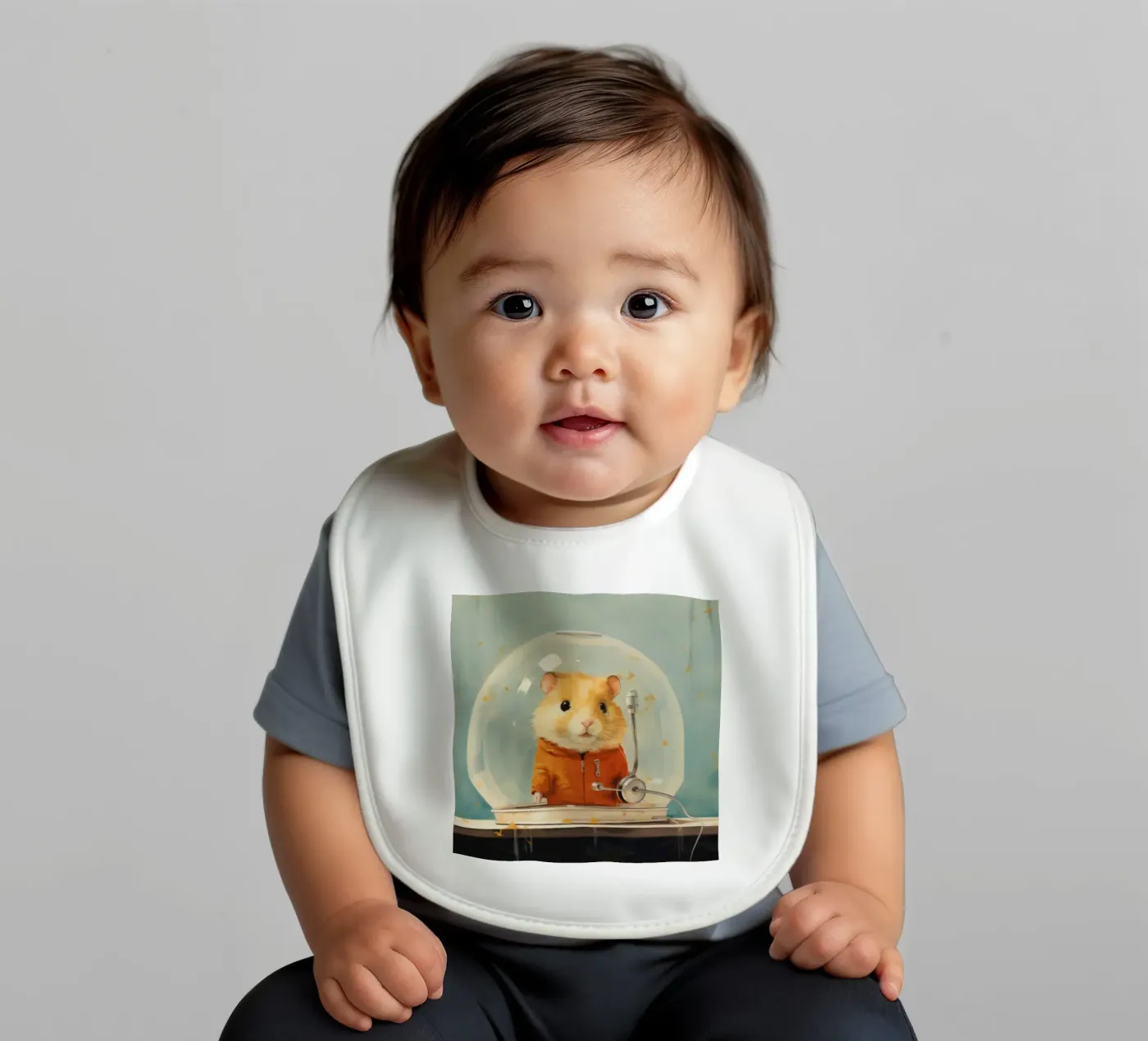 Minimal Hamster bavaglino da Minimal Animal Art