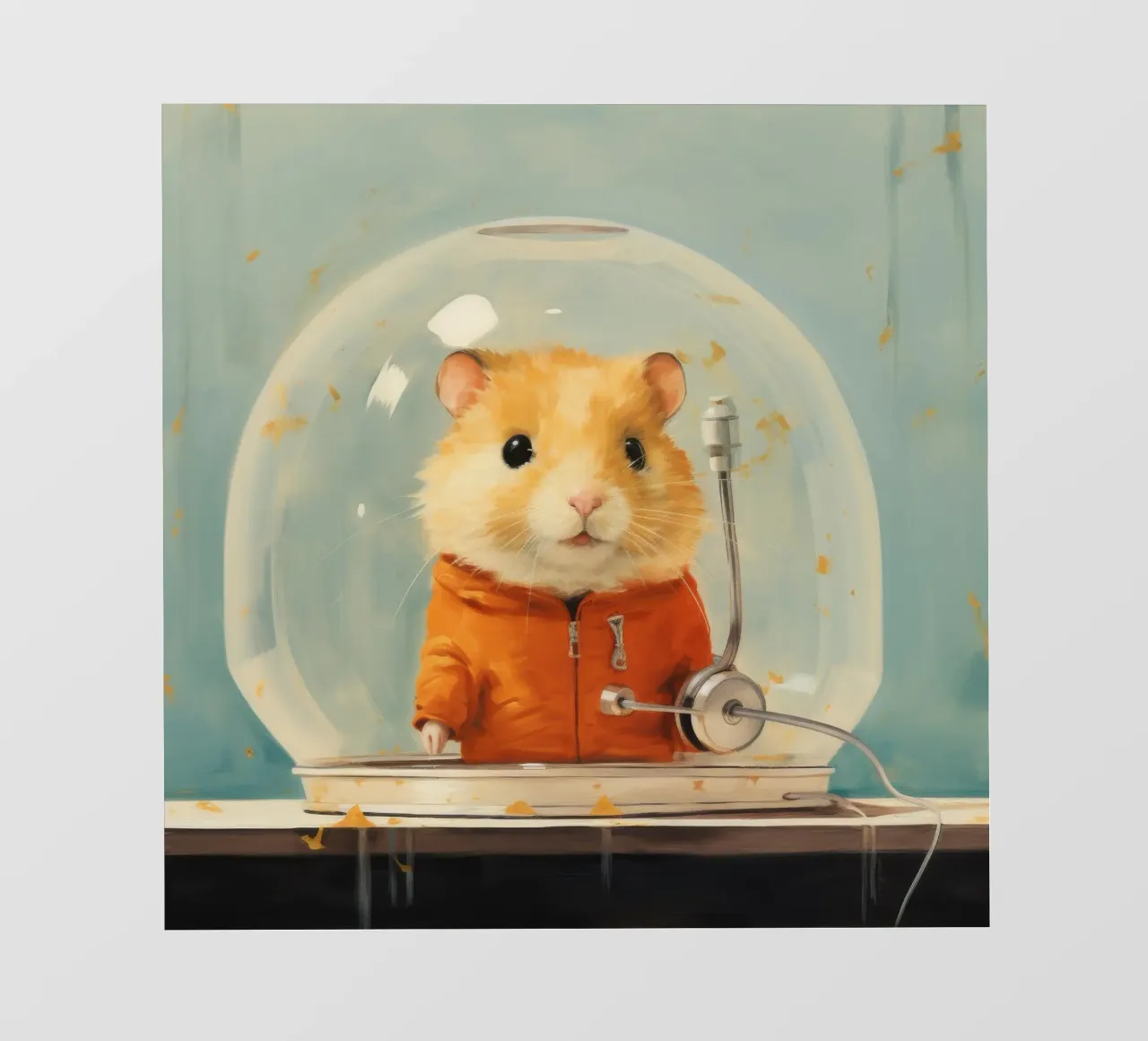 Criceto minimo 3 telo in pvc da Minimal Animal Art
