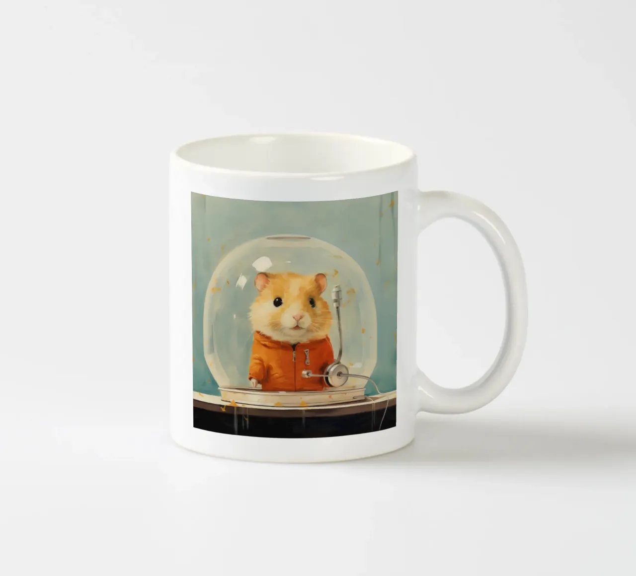 Criceto minimo 3 tazza in ceramica da Minimal Animal Art