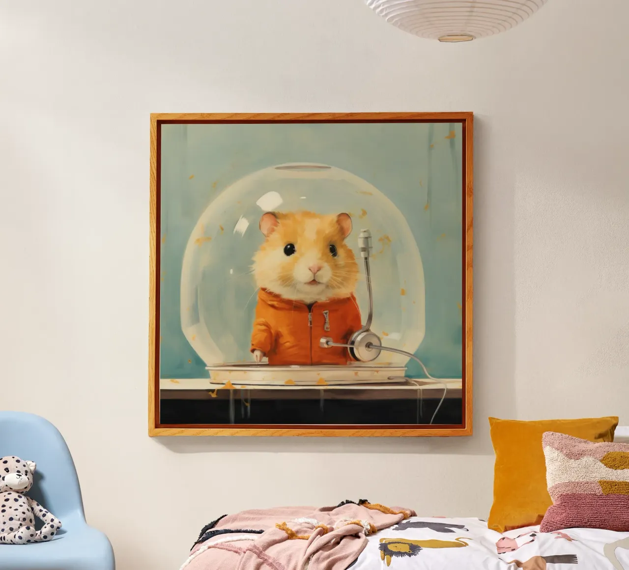 Hamster minimo plexiglass da Minimal Animal Art