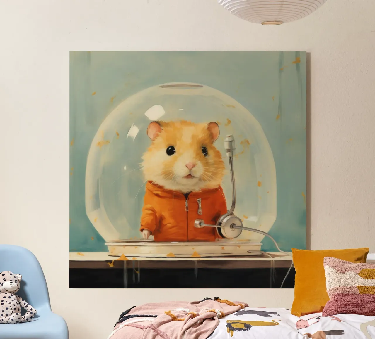 Hamster minimo plexiglass da Minimal Animal Art