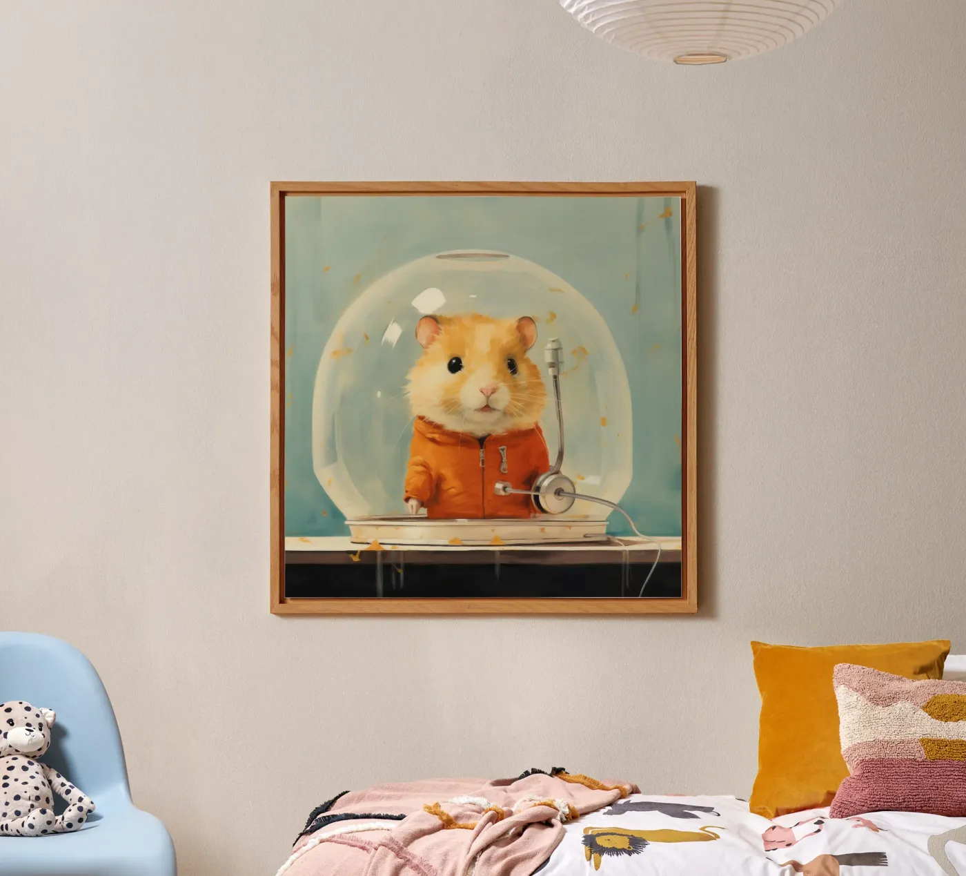 Hamster minimo pannello forex da Minimal Animal Art