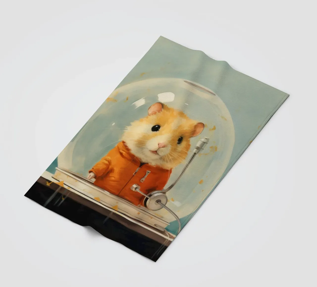 Criceto minimo 3 coperta in pile da Minimal Animal Art