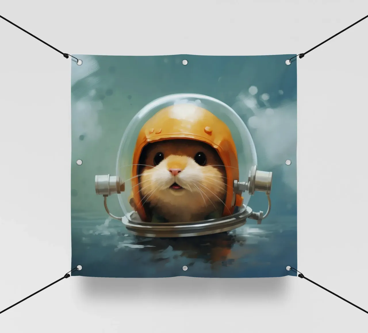 Criceto minimo 4 telo in pvc da Minimal Animal Art