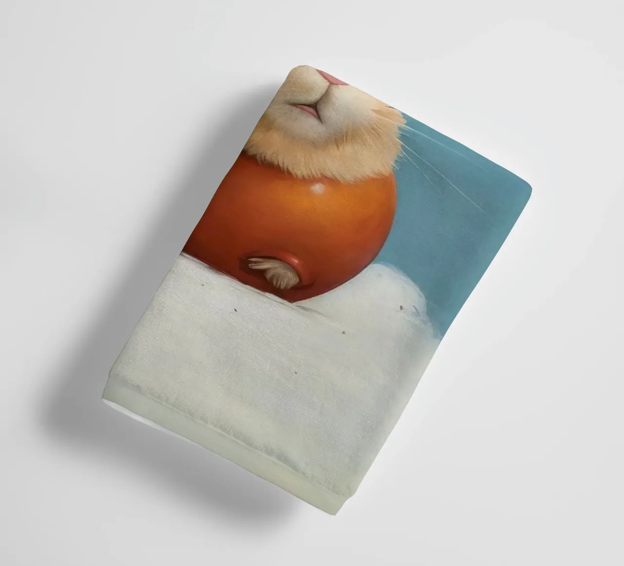 Minimal Hamster 1 Handtuch von Minimal Animal Art
