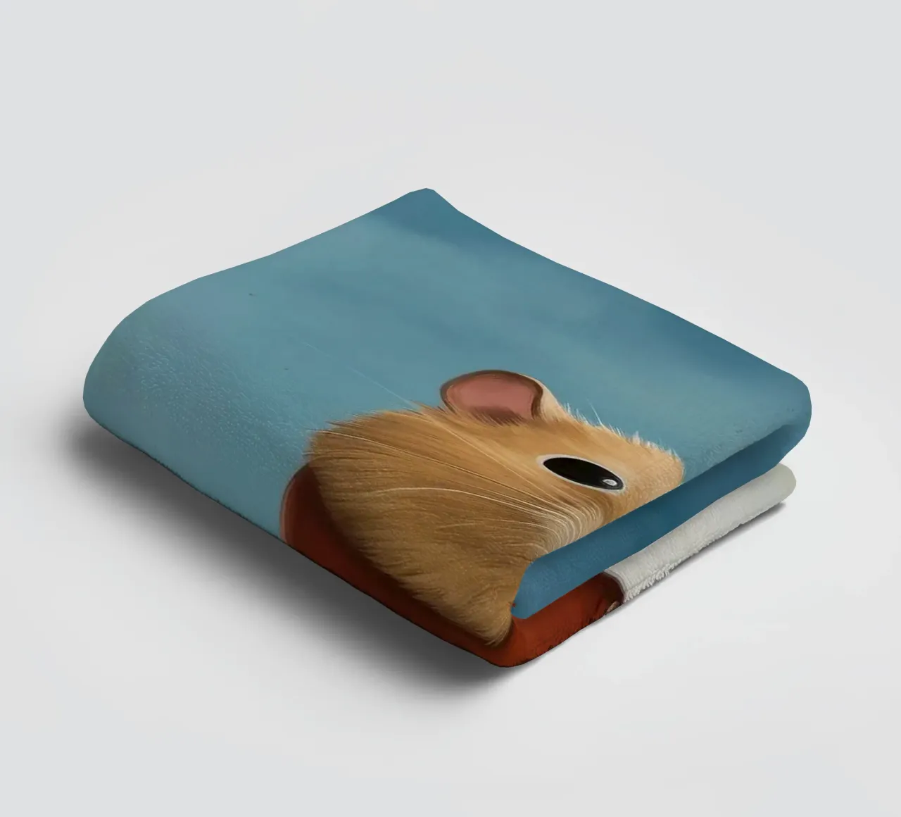 Minimal Hamster 1 Handtuch von Minimal Animal Art