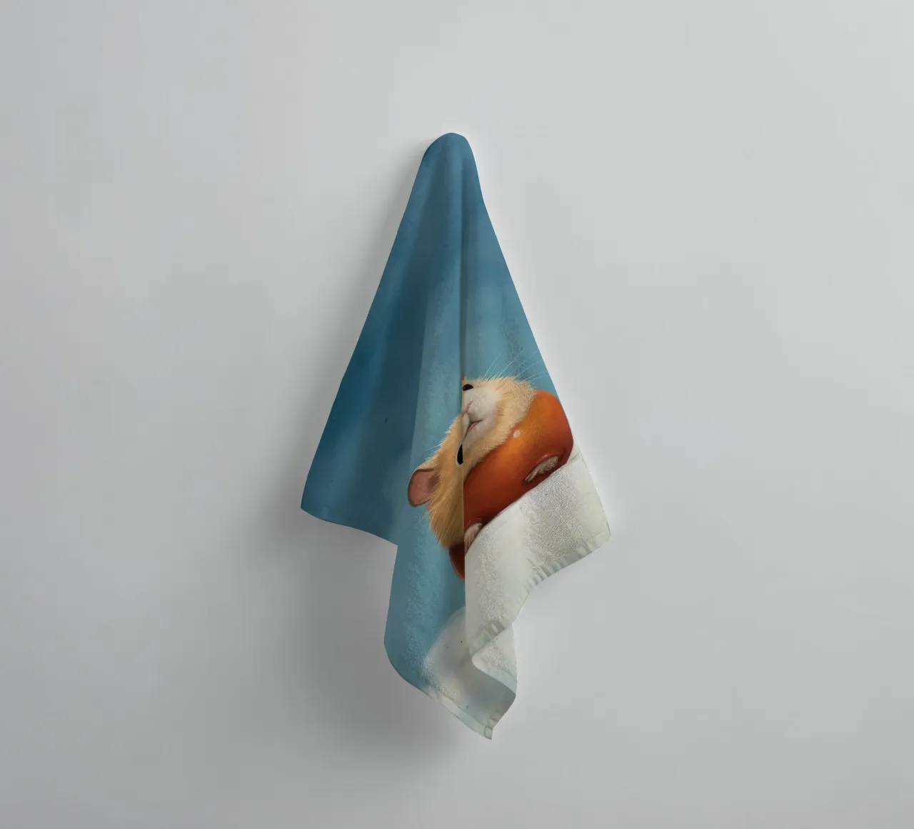 Minimal Hamster 1 Handtuch von Minimal Animal Art