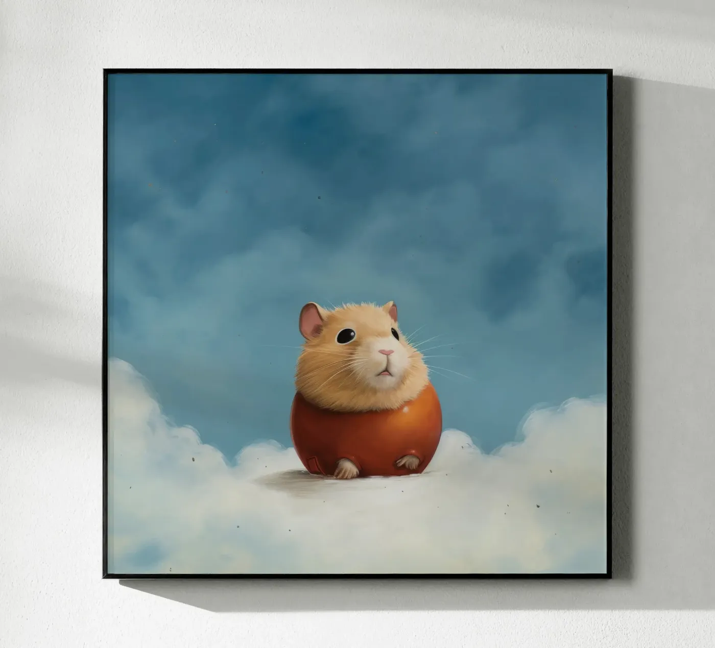 Hamster minimo plexiglass da Minimal Animal Art