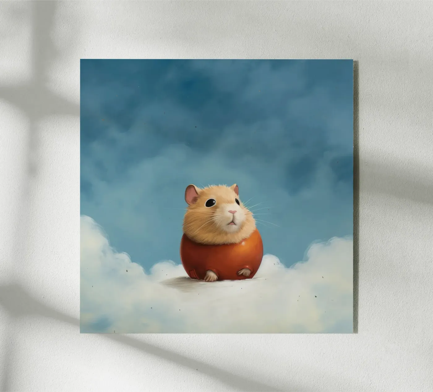 Hamster minimo plexiglass da Minimal Animal Art