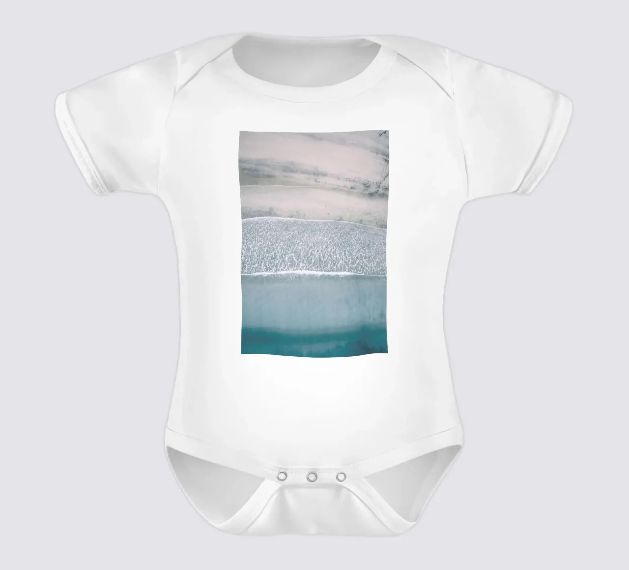 Lofoten Walks body neonato maniche corte da Airpixels