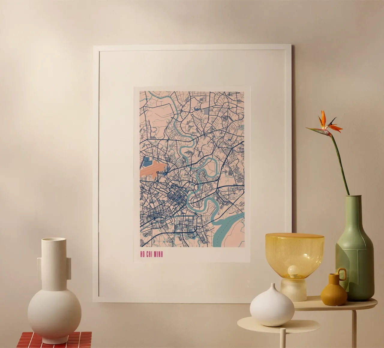 Ho Chi Minh - Dynamic Saigon hahnemühle by MOOODZART