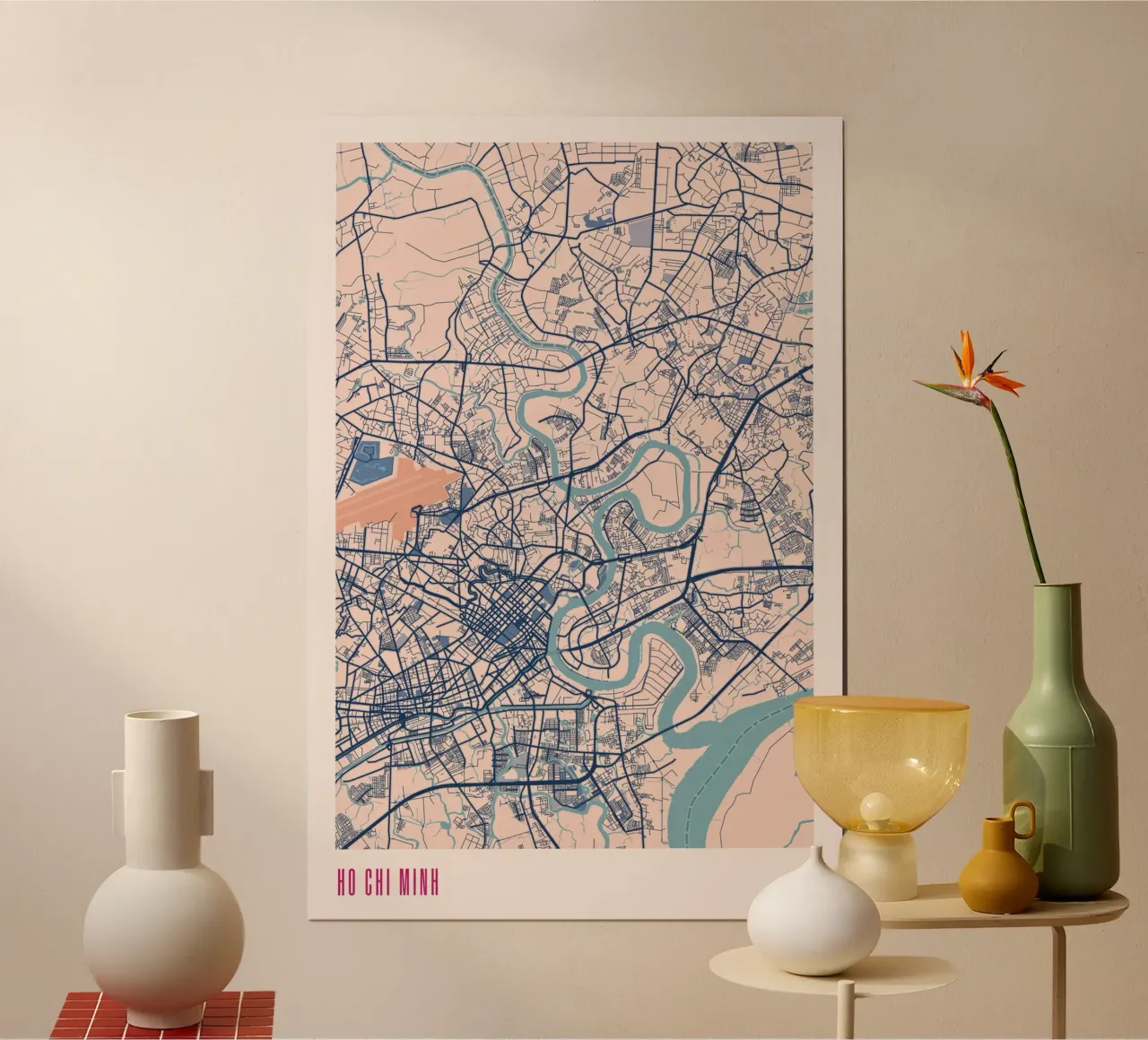 Ho Chi Minh - Dynamic Saigon hahnemühle by MOOODZART