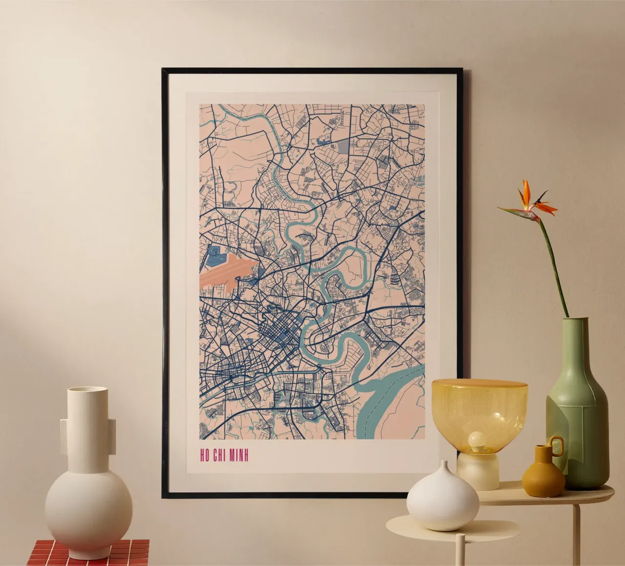Ho Chi Minh - Dynamic Saigon hahnemühle by MOOODZART