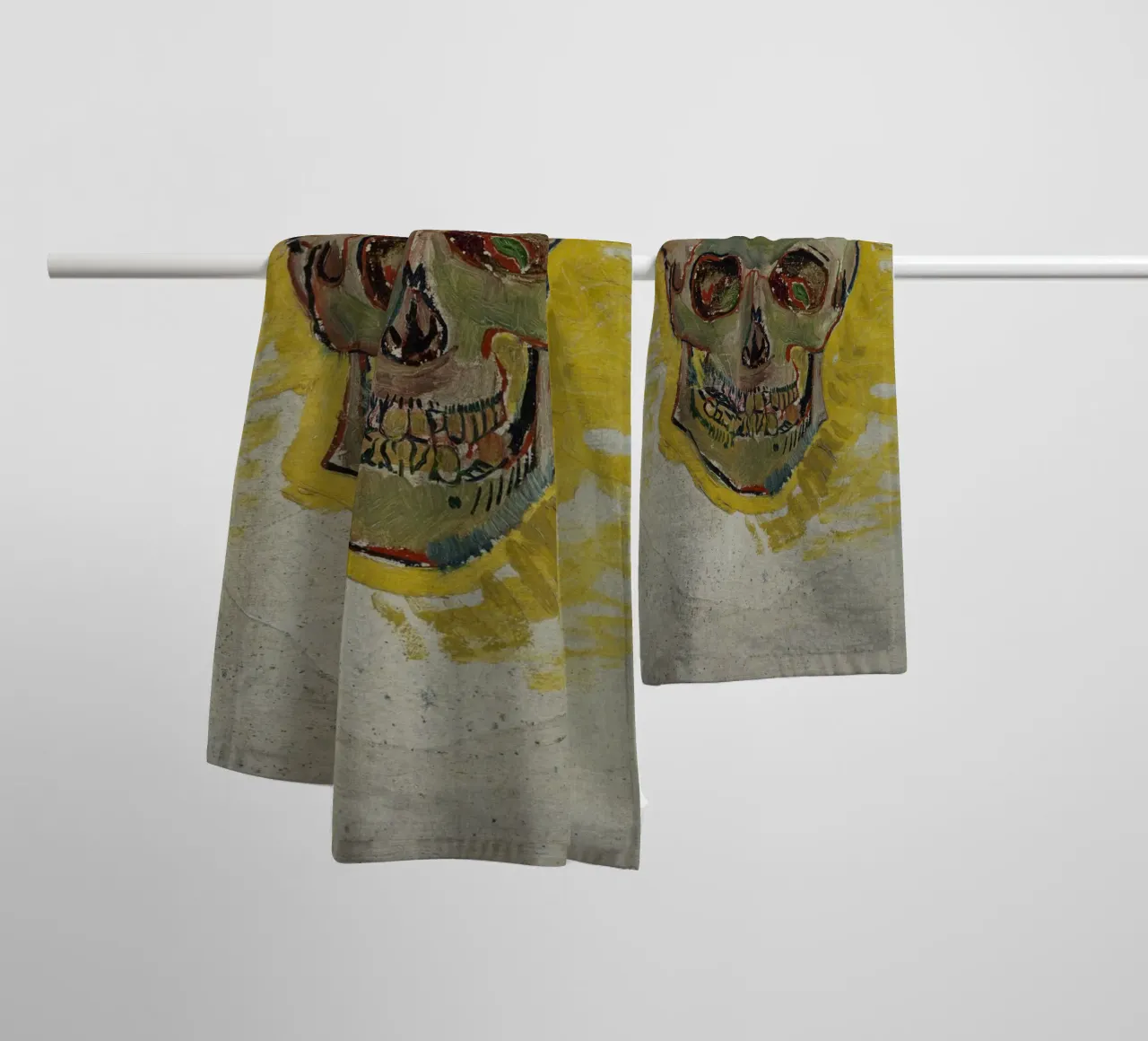 Vincent van Gogh - Cranio asciugamano da bagno da Timeless Artworks