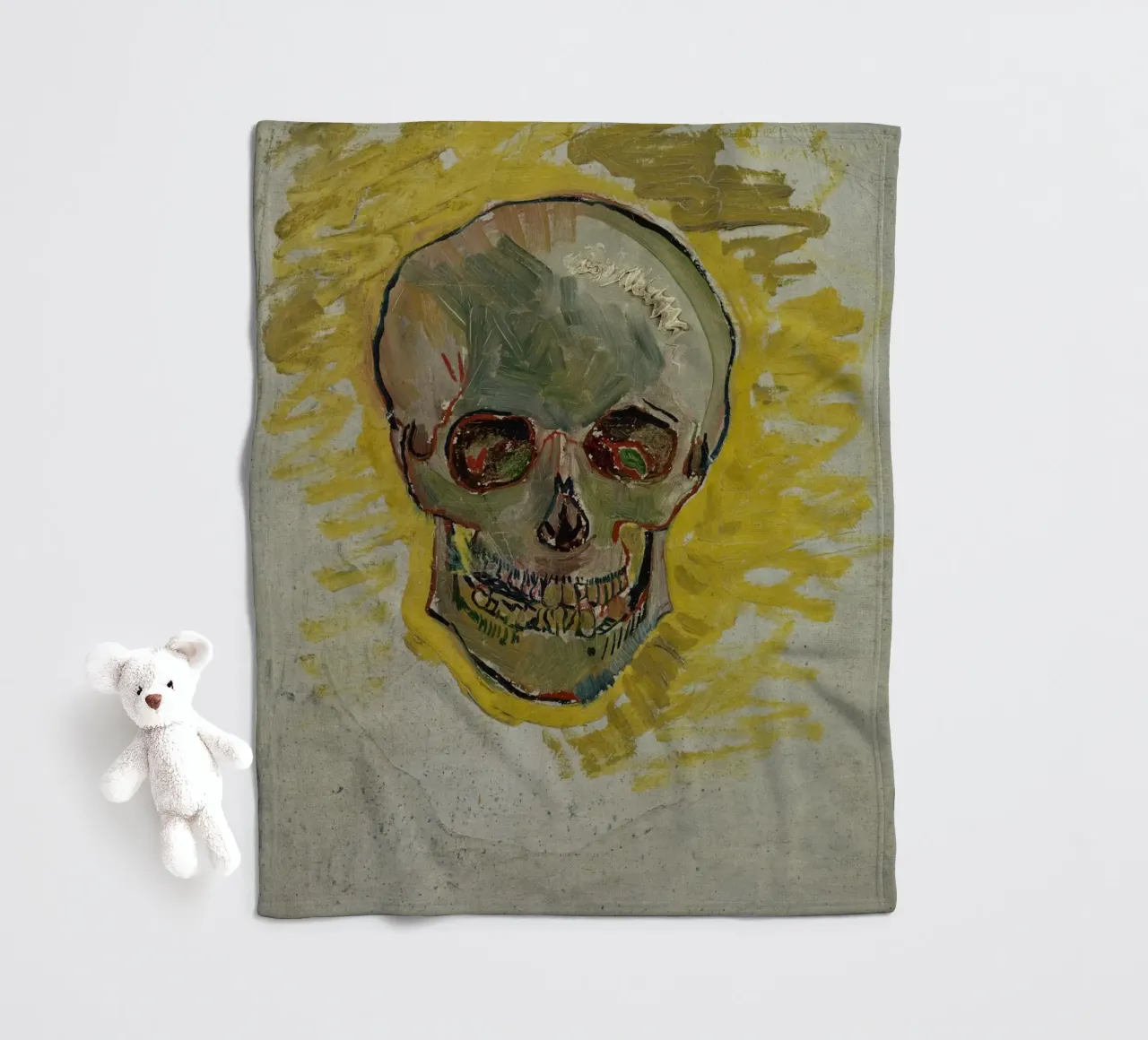 Vincent van Gogh - Cranio coperta in pile da Timeless Artworks