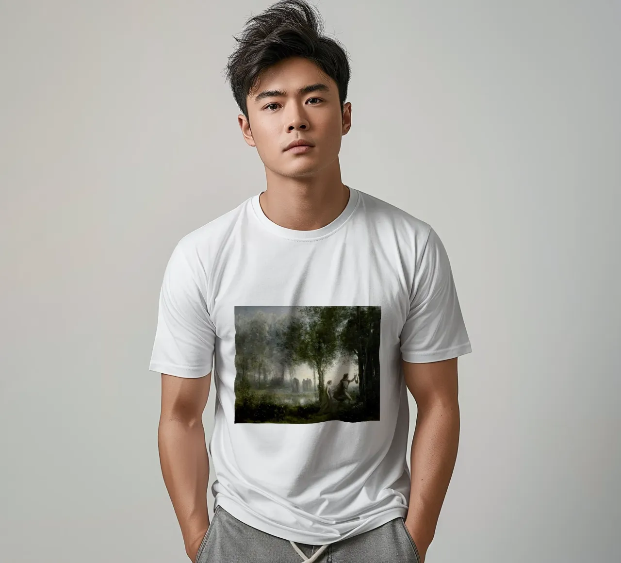 Orfeo che conduce Euridice dagli Inferi t-shirt da Timeless Artworks