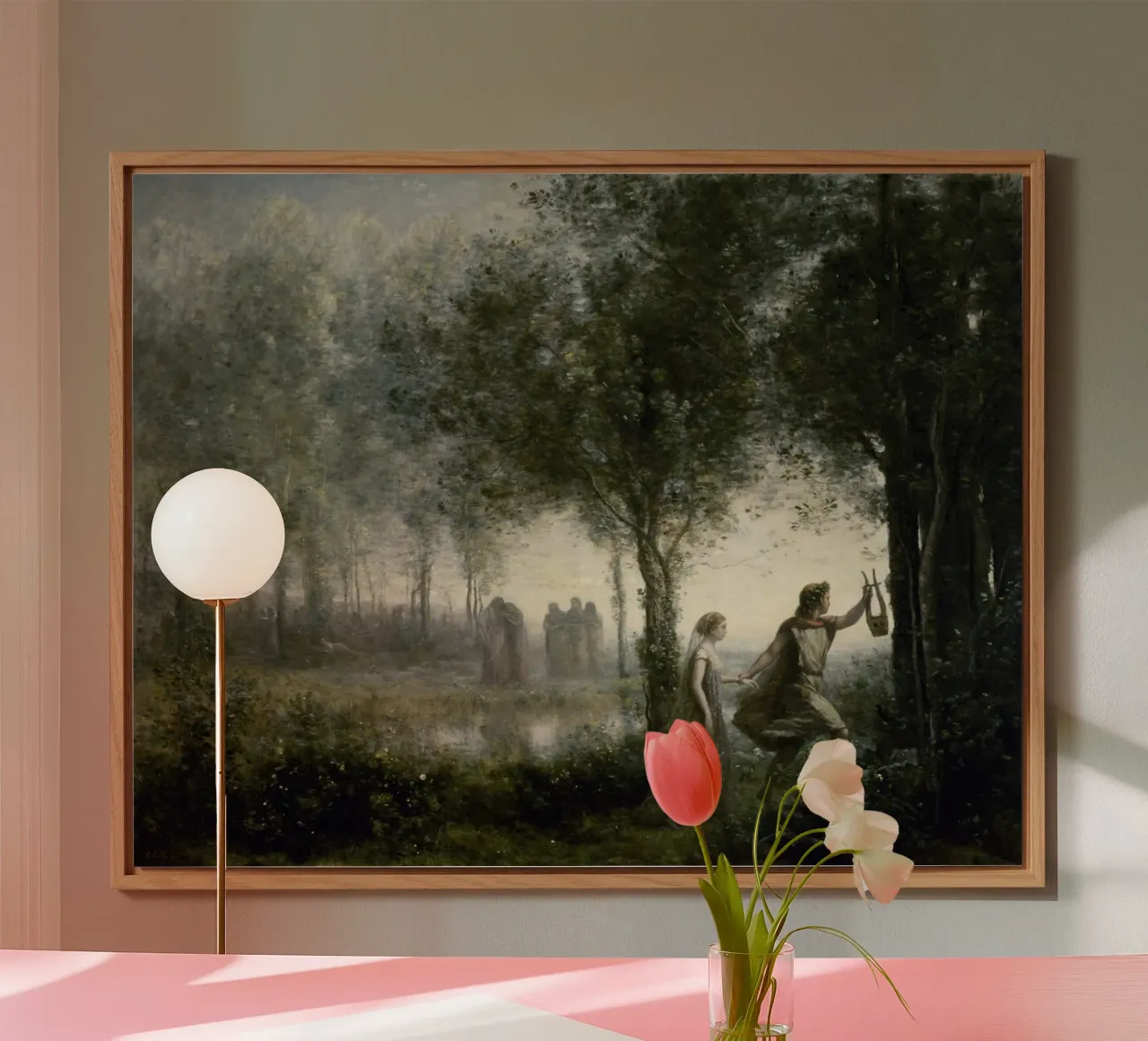 Orpheus leading Eurydice from the Underworld forex plate by Timeless Artworks