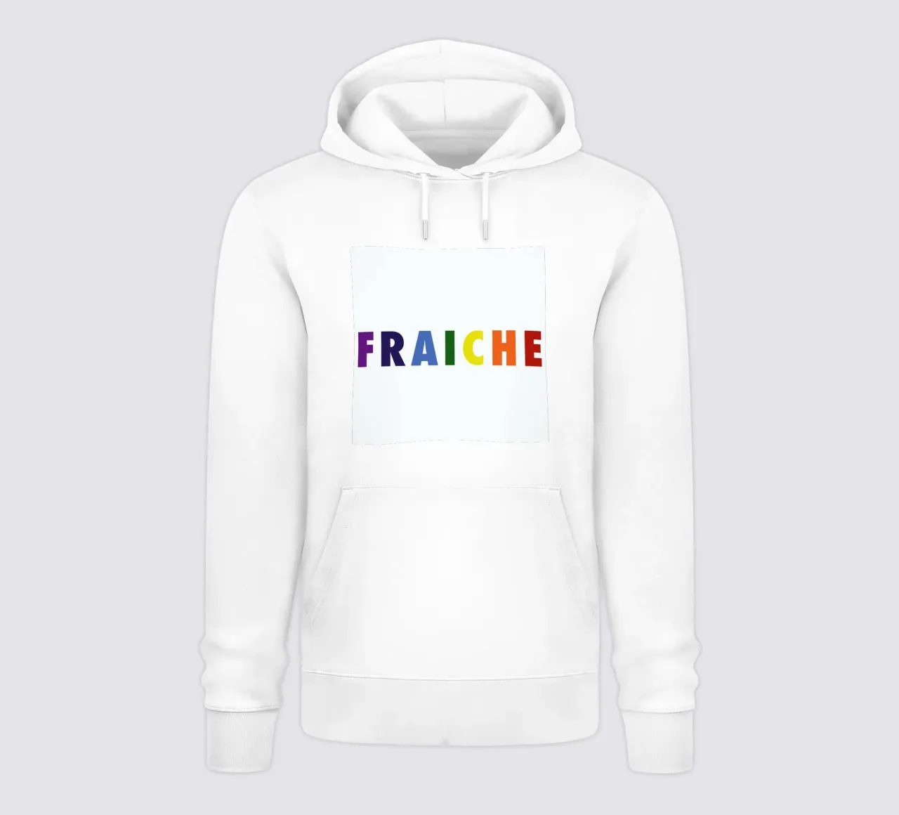 Fraiche Rainbow felpa con cappuccio da FRAICHE