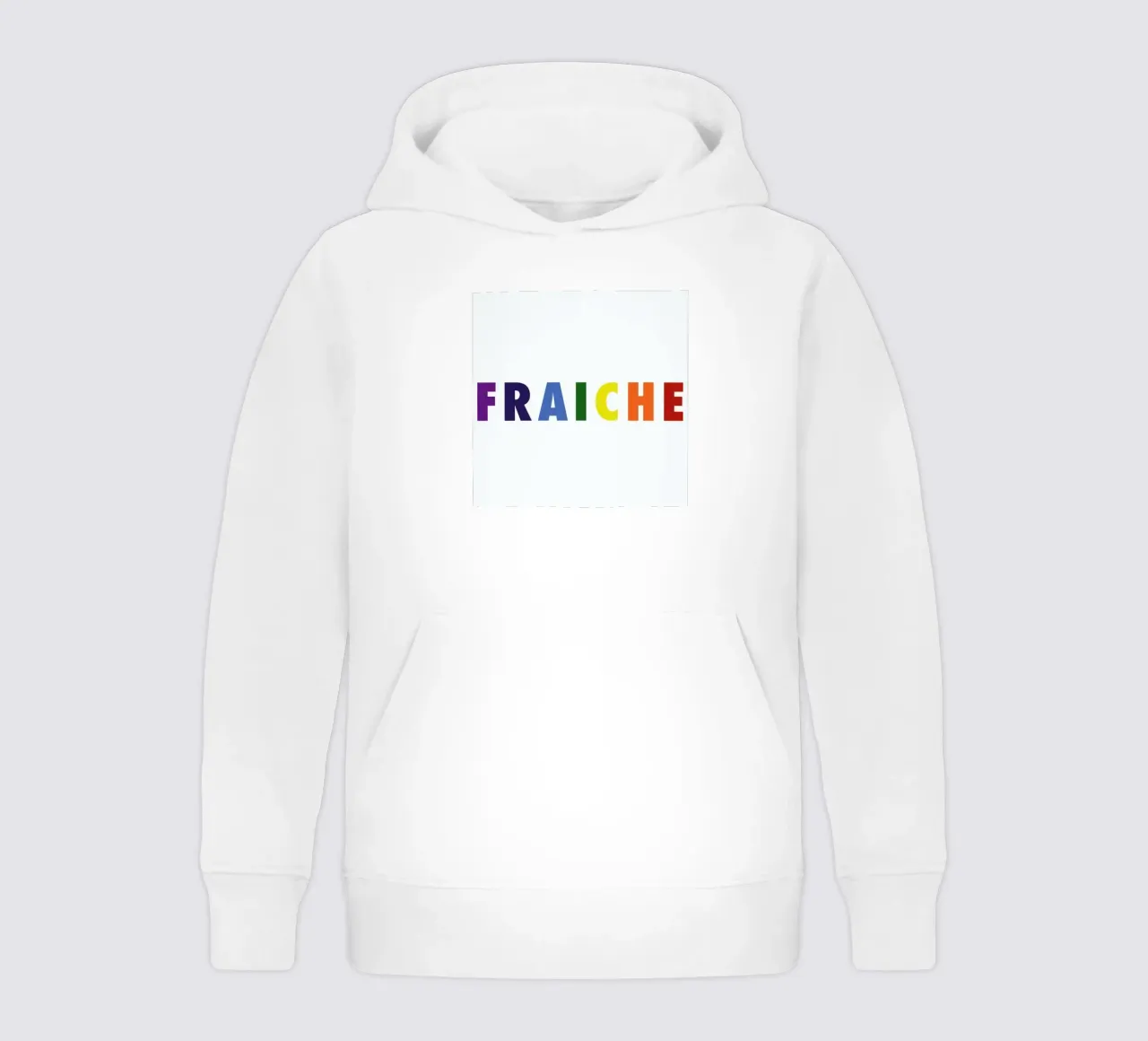 Fraiche Rainbow felpa bambino con cappuccio da FRAICHE