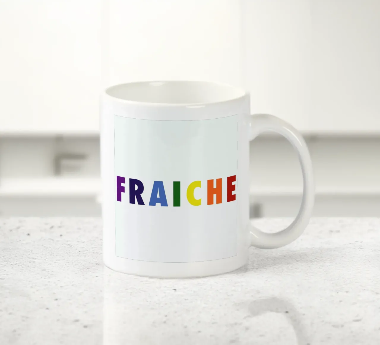 Fraiche Rainbow tazza in ceramica da FRAICHE