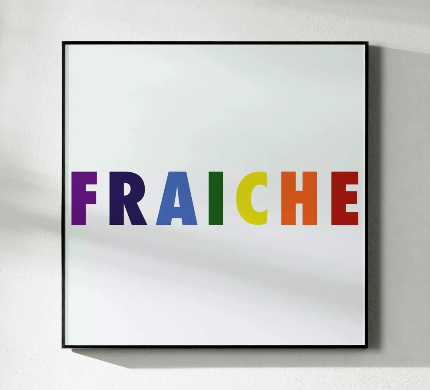 Fraiche Rainbow plexiglas de FRAICHE