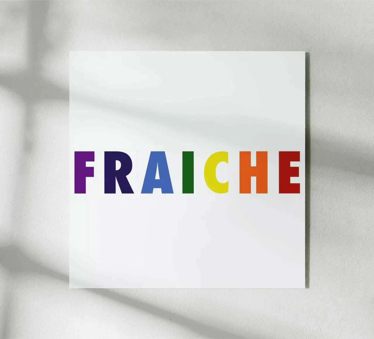 Fraiche Rainbow plexiglass da FRAICHE