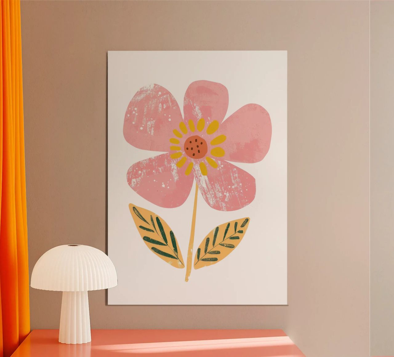 Blume Poster, Blumendruck Kinderzimmer, niedliche Kinder Wandkunst Poster von Little Lola