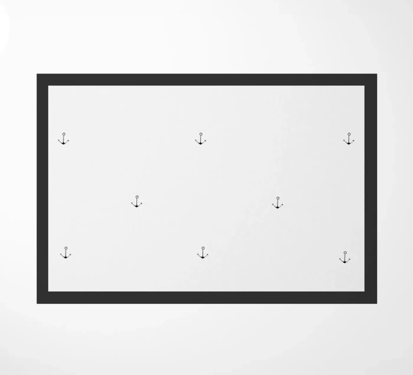 Anchor Pattern Fußmatte von Sandra De Leon